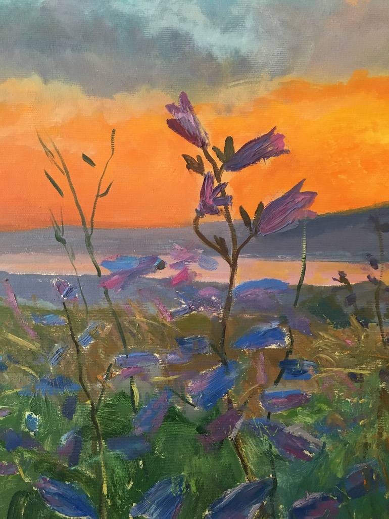 Original Expressionism Landscape Painting by Leonid Khomich