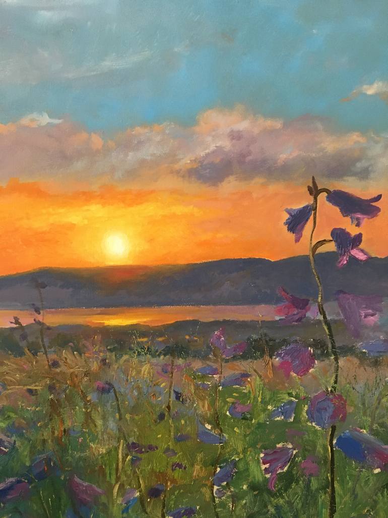 Original Expressionism Landscape Painting by Leonid Khomich
