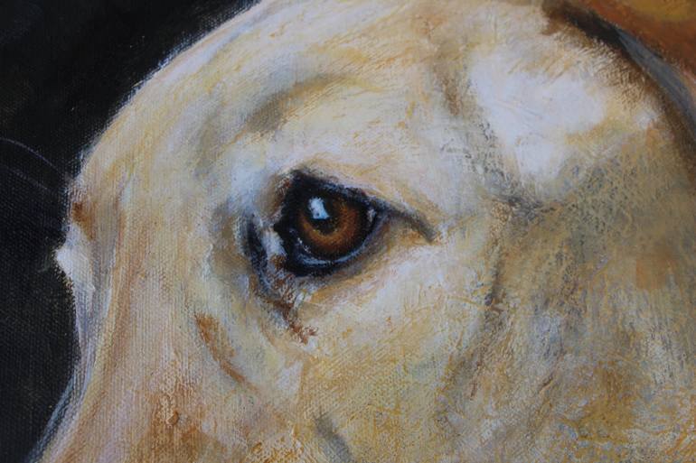 Original Fine Art Dogs Painting by Beth Pimm