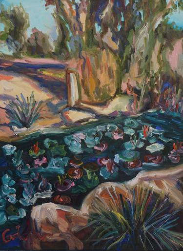 Original Impressionism Landscape Paintings by Dixie Galapon