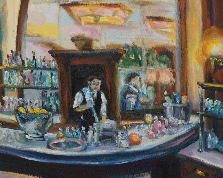 Original Impressionism Other Painting by Dixie Galapon