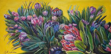 Original Impressionism Botanic Paintings by Dixie Galapon