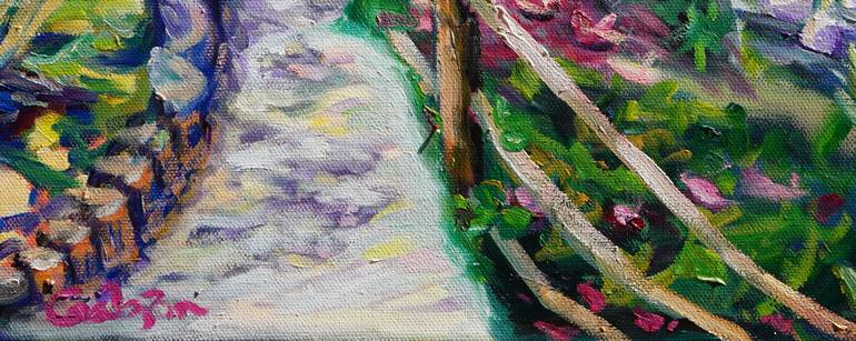 Original Impressionism Landscape Painting by Dixie Galapon