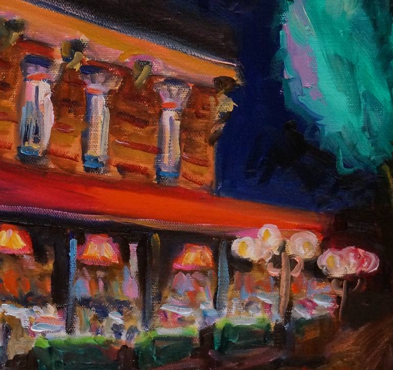 Original Expressionism Architecture Painting by Dixie Galapon