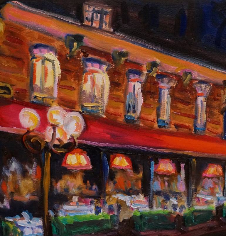 Original Expressionism Architecture Painting by Dixie Galapon