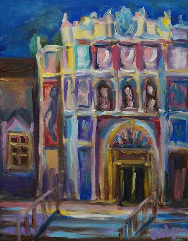 Original Expressionism Architecture Paintings by Dixie Galapon