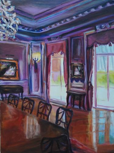 Print of Interiors Paintings by Dixie Galapon
