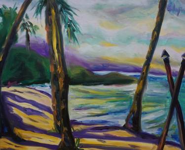 Print of Beach Paintings by Dixie Galapon