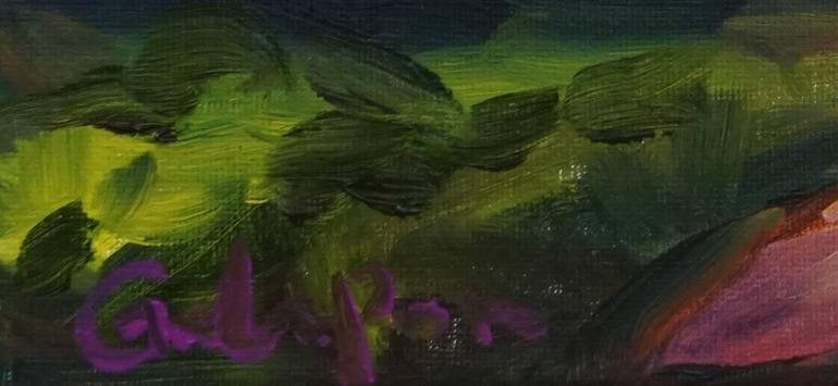 Original Impressionism Beach Painting by Dixie Galapon