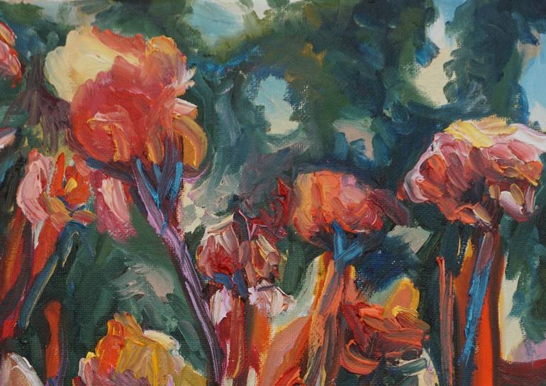 Original Impressionism Floral Painting by Dixie Galapon