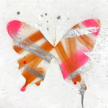 Original Abstract Expressionism Botanic Mixed Media by Juliette Mcgill