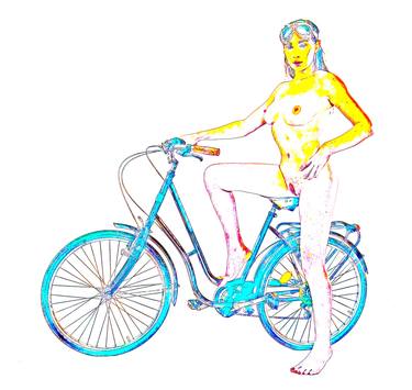 La bicyclette bleu - Limited Edition of 1 of this size thumb