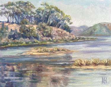 Original Impressionism Landscape Painting by Karen Haub