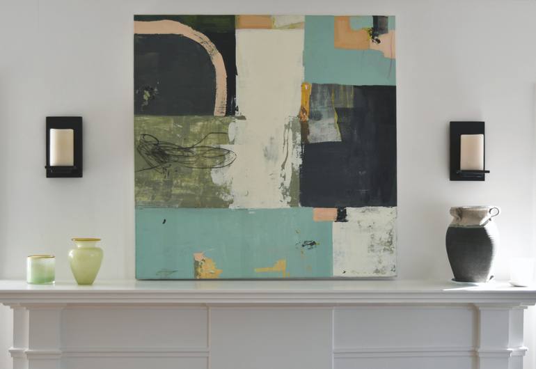 Original Contemporary Abstract Painting by Suzanne Budd