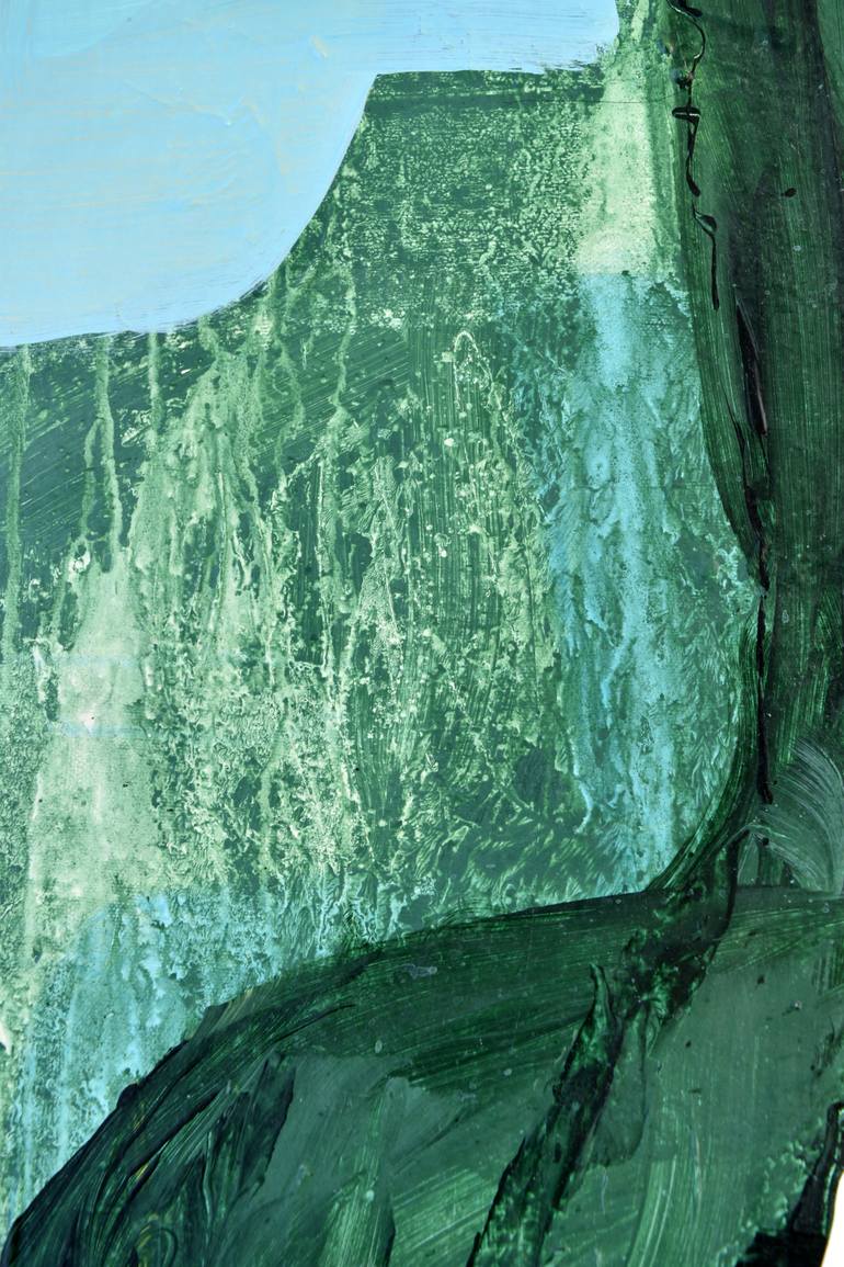 Original Abstract Expressionism Abstract Painting by Suzanne Budd