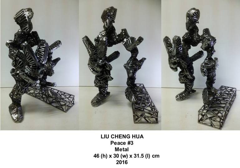 Original Language Sculpture by Liu Cheng Hua