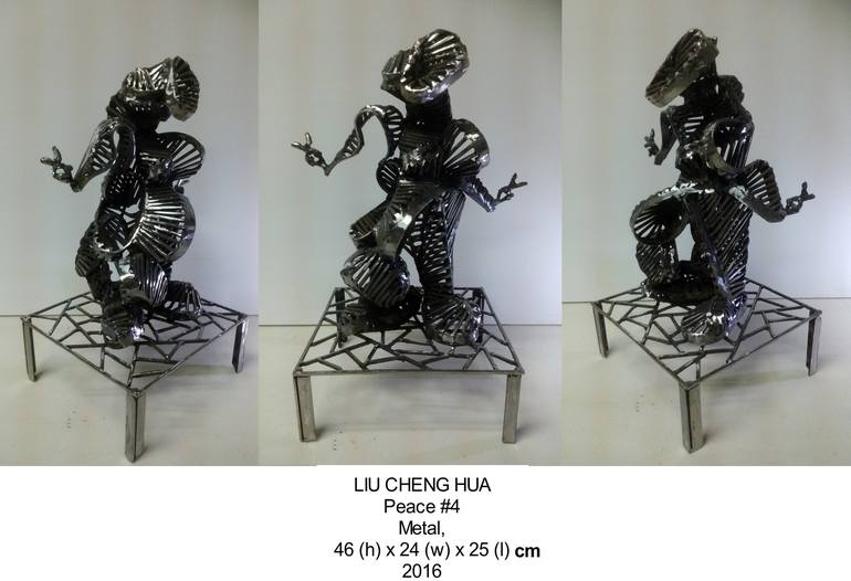Print of Language Sculpture by Liu Cheng Hua