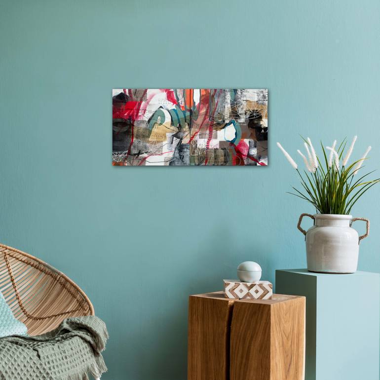 Original Abstract Women Painting by Marita Tobner