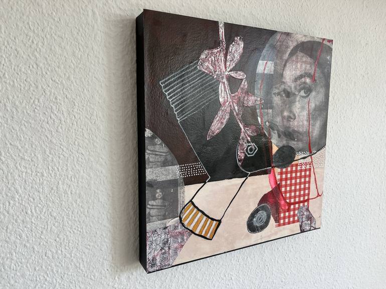 Original Women Mixed Media by Marita Tobner