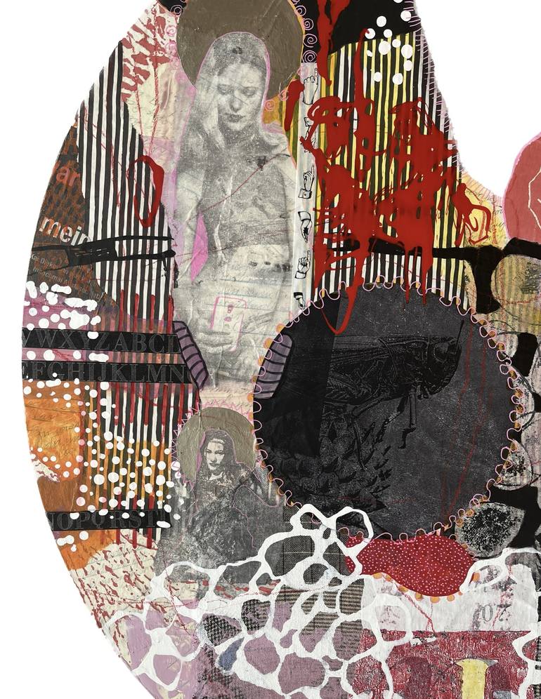 Original Figurative People Mixed Media by Marita Tobner