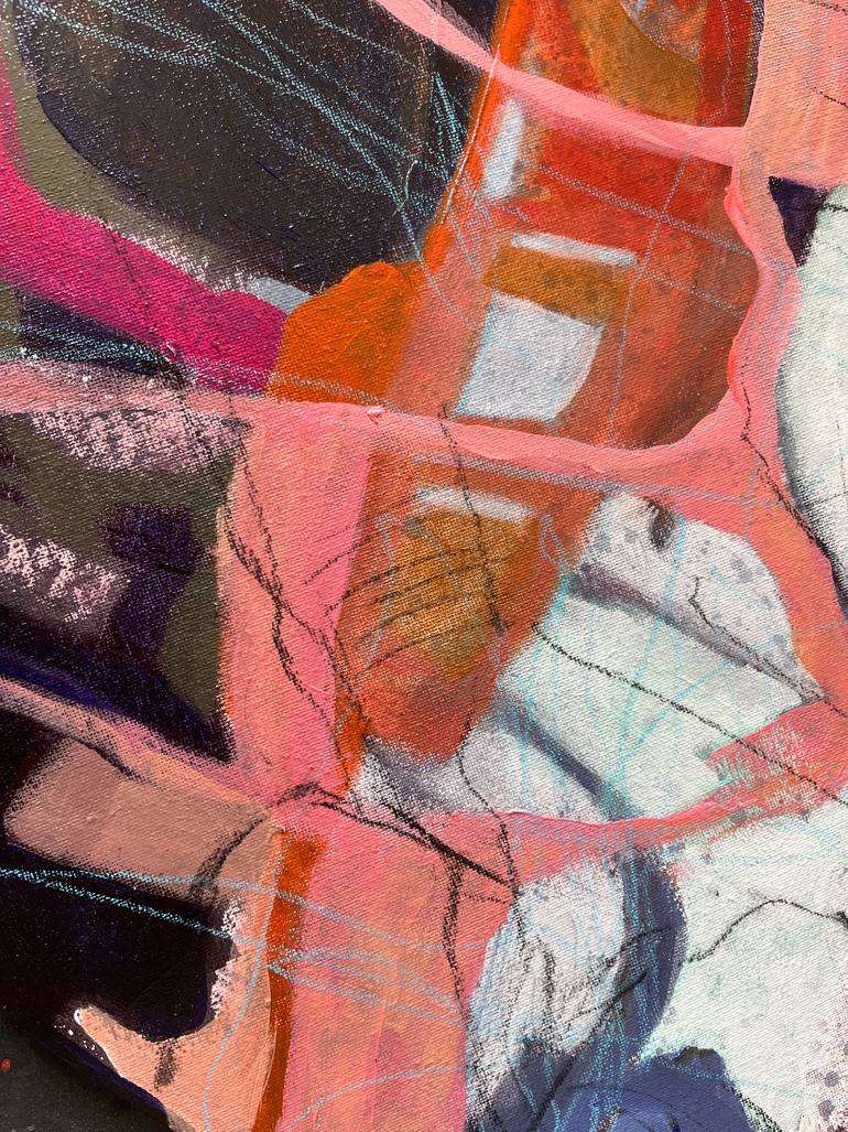 Original Abstract Expressionism Abstract Painting by Marita Tobner