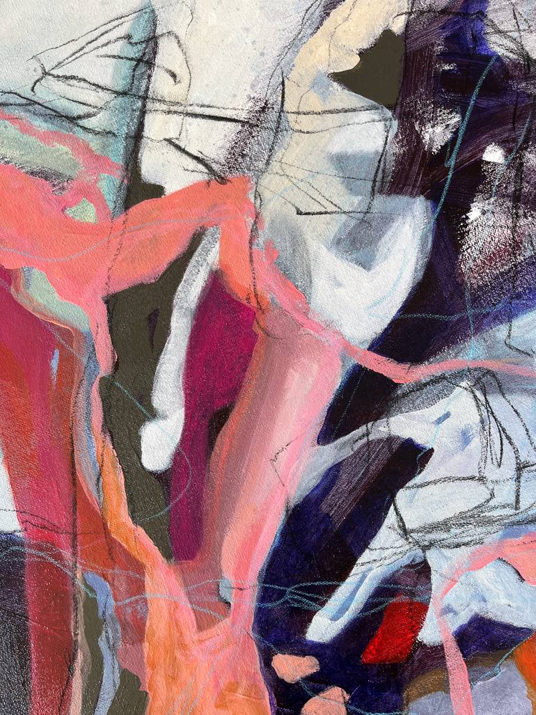 Original Abstract Expressionism Abstract Painting by Marita Tobner