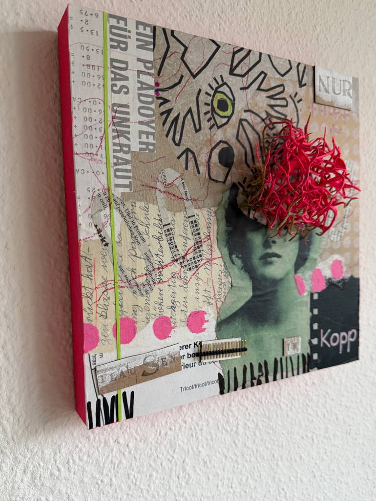 Original Figurative Women Mixed Media by Marita Tobner
