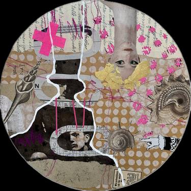 Original Figurative Women Mixed Media by Marita Tobner