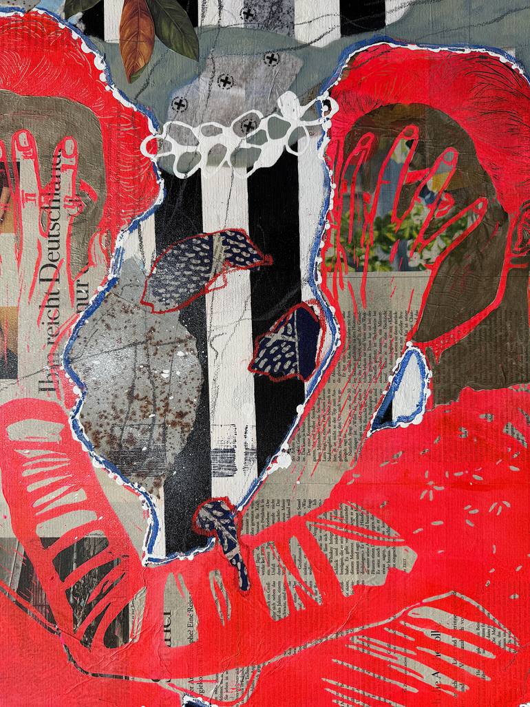 Original Contemporary Women Mixed Media by Marita Tobner
