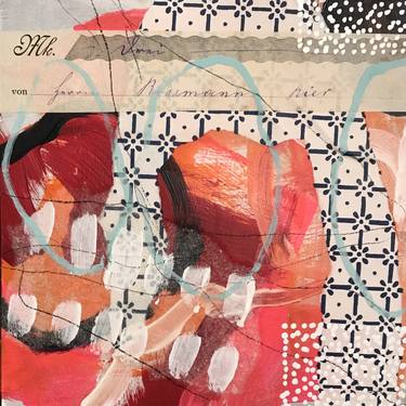 Original Abstract Collage by Marita Tobner