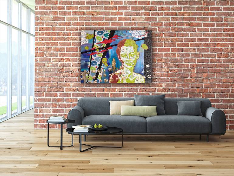 Original Conceptual Women Painting by Marita Tobner