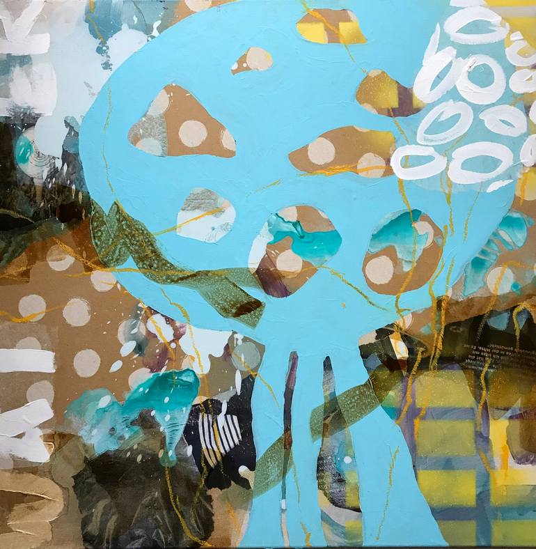 Original Abstract Painting by Marita Tobner