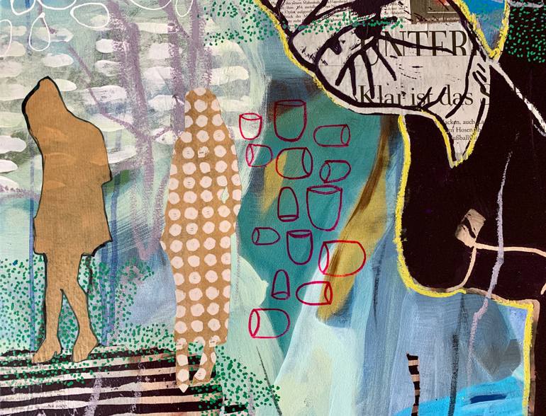 Original Figurative Women Painting by Marita Tobner