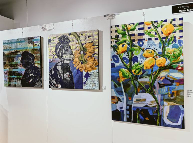 Original Figurative Women Painting by Marita Tobner