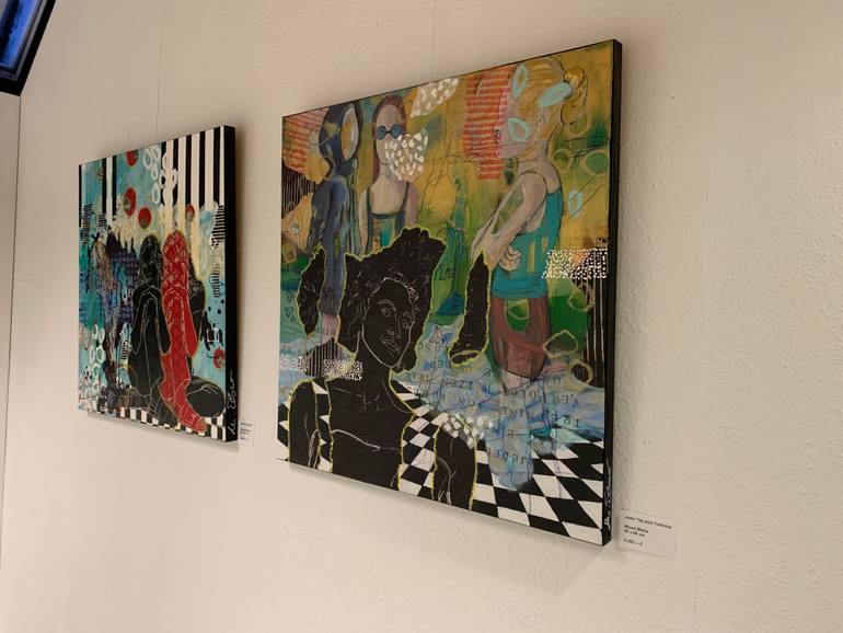 Original Figurative Women Painting by Marita Tobner