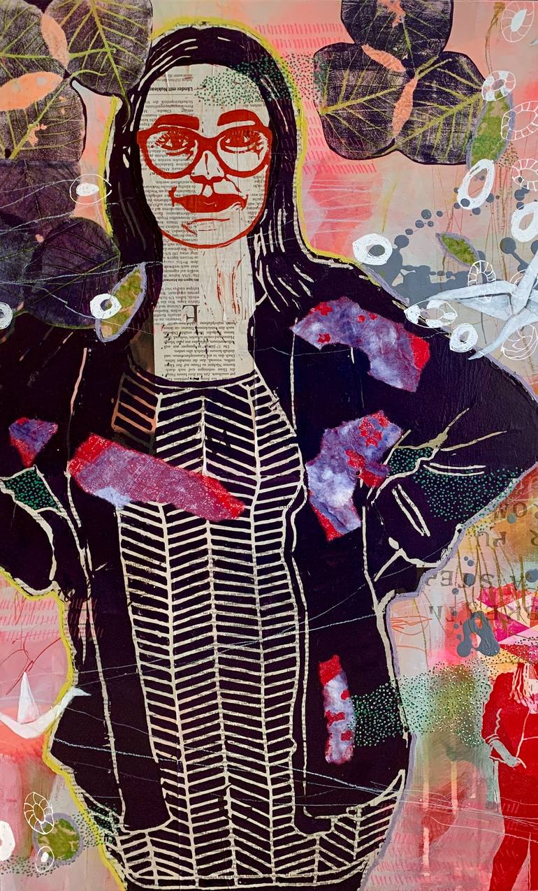 Original Portraiture Women Painting by Marita Tobner
