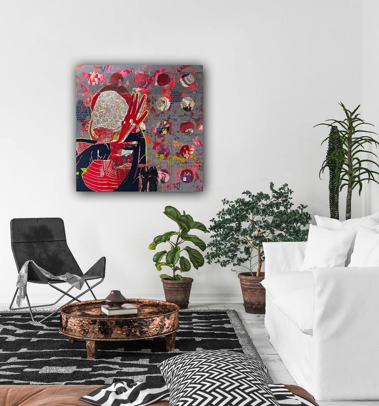 Original Figurative Women Painting by Marita Tobner