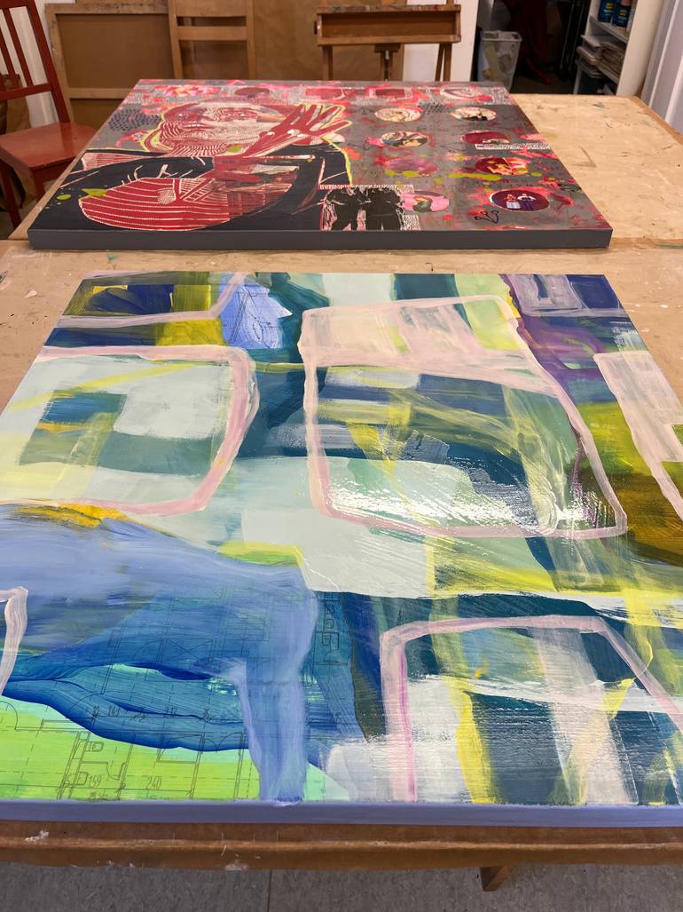 Original Abstract Nature Painting by Marita Tobner