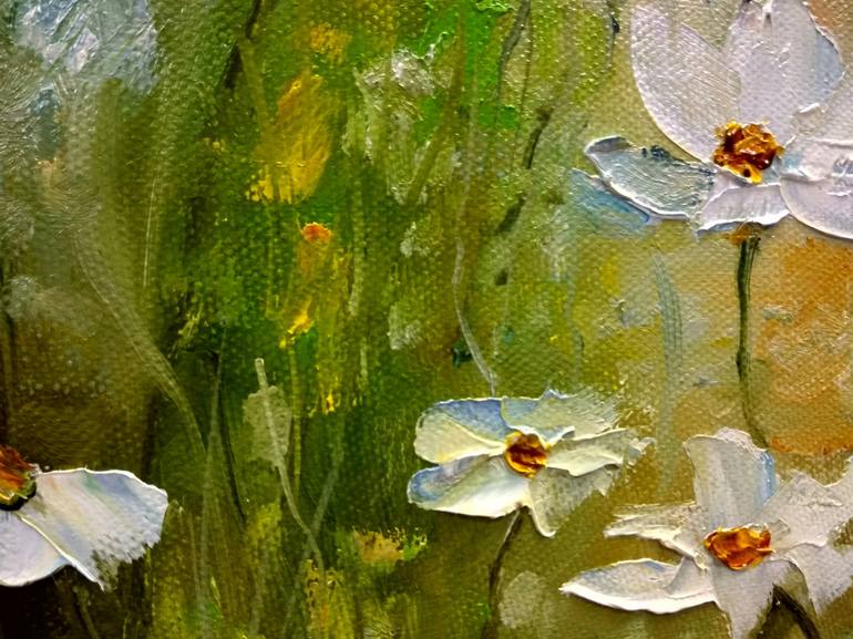 Original Impressionism Floral Painting by Anna Sergeeva