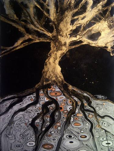 Original Tree Paintings by Tara Thelen