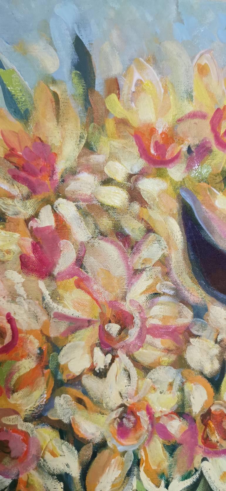 Original Impressionism Still Life Painting by Rita Pranca