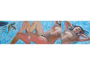 Original Figurative Nude Paintings by Rita Pranca