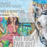 Banner for exposition at Riga Art Fair 2017