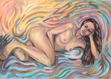 Print of Figurative Nude Paintings by Rita Pranca