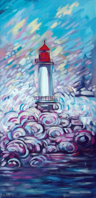 Original Expressionism Seascape Paintings by Rita Pranca