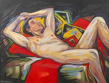 Original Expressionism Nude Paintings by Rita Pranca