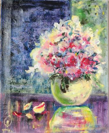 Original Impressionism Floral Painting by Ольга Белоус Дараган