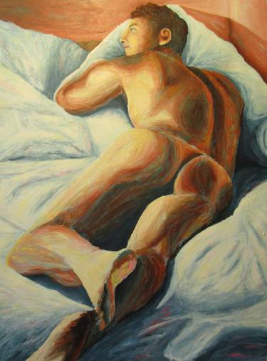 Print of Impressionism Nude Paintings by Mats Eriksson