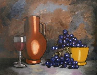 Original Impressionism Still Life Paintings by Mats Eriksson