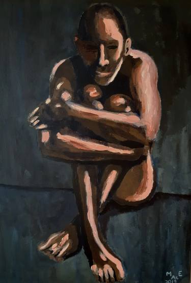 Print of Figurative Nude Paintings by Mats Eriksson